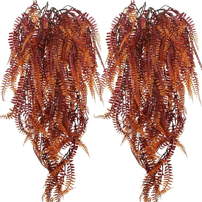2-Pack Fake Hanging Plants, Faux Hanging Plant Artificial Greenery by Unknown