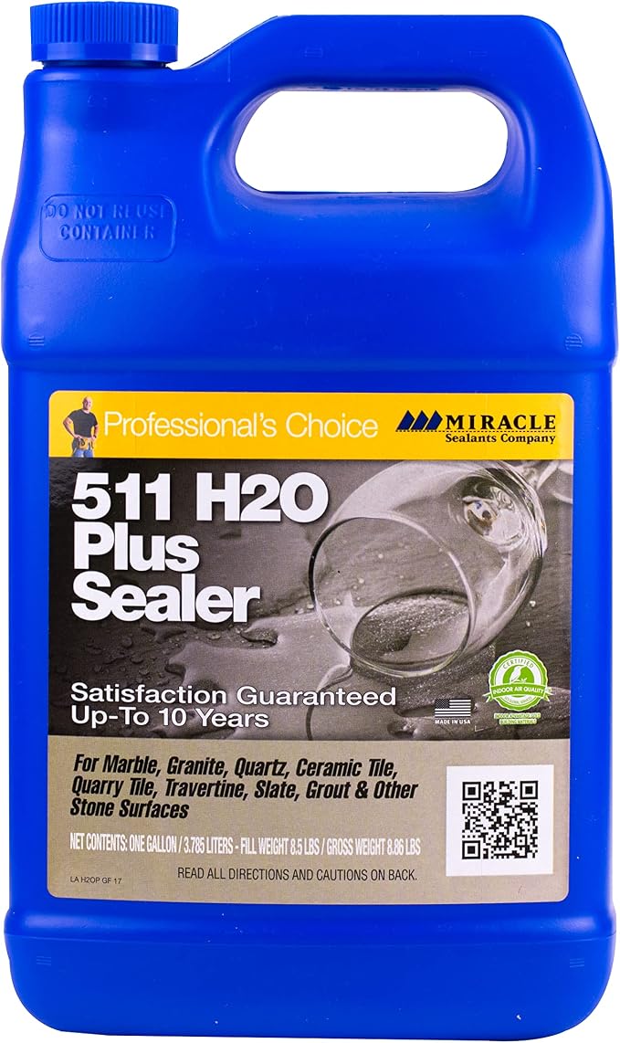Miracle Sealants 511 H2O Plus Water-Based Penetrating Sealer, Gallon | by MiracleSealants