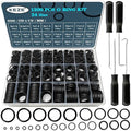 KEZE 1200 Pcs 24 Size Universal Rubber O-Ring Assortment Kit by KEZE
