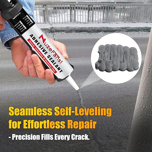 Cement Crack Filler, Concrete Crack Repair Sealant, Flexible Self-Leveling - Image 3