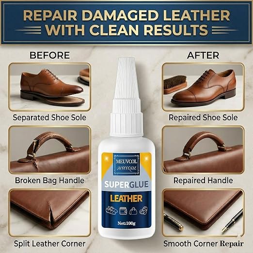 Leather Glue 100g, Fast-Setting Leather Repair Adhesive - Image 2
