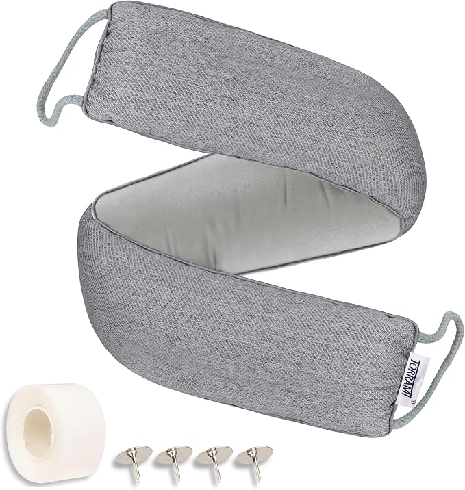 TORRAMI 32" Door Draft Stopper Under Bottom Insulation Noise Air Stopper 2.16LB by TORRAMI