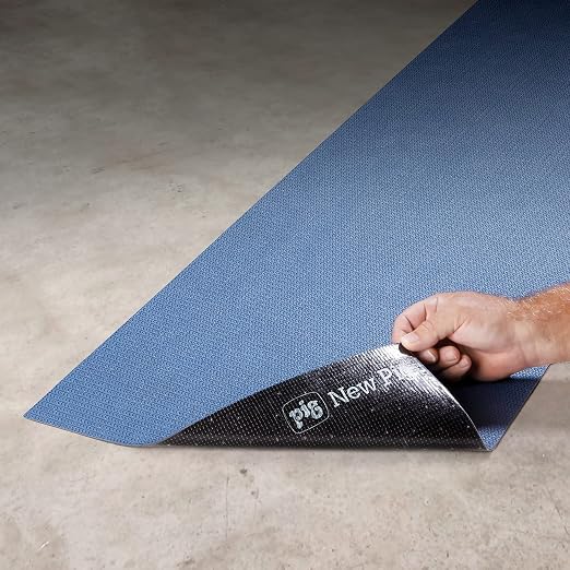 PIG Adhesive-Backed Absorbent Mat | Grippy Industrial Surface| 16" W x 25' L | - Image 2