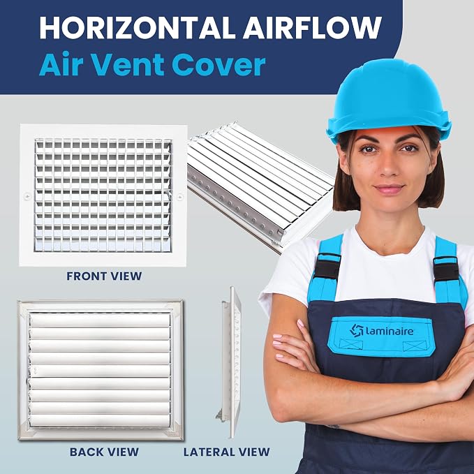 12" x 10" Duct Hole Adjustable Vent Cover - Image 2