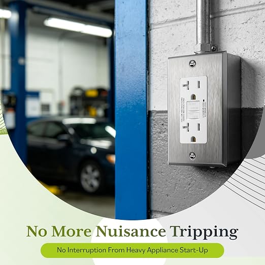 TG GFCI Outlet 20 Amp, Electrical Tamper-Resistant Receptacle, Self-Test | - Image 4