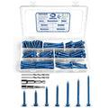 200PCS Concrete Screws, 3/16" 1/4" Masonry Screws by NANAKLAUS