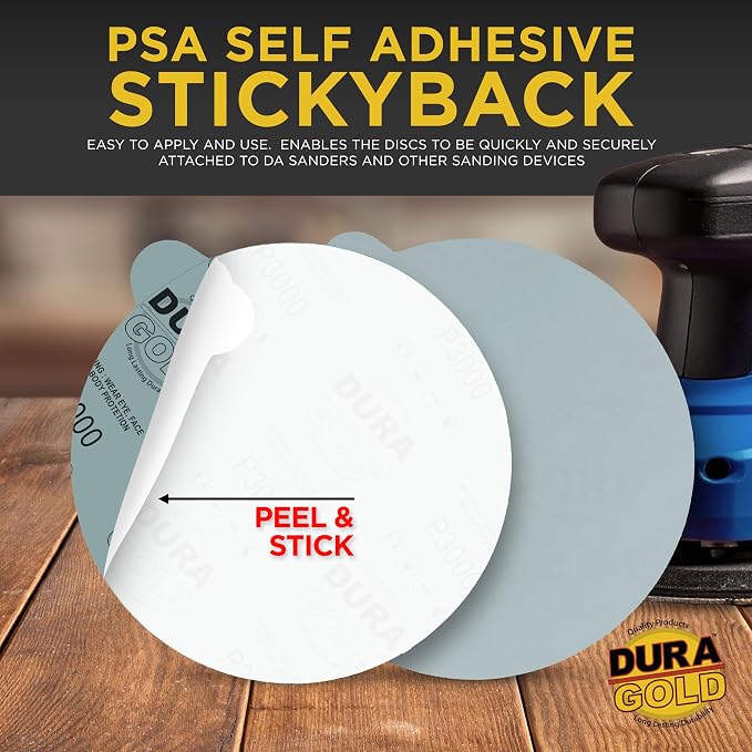 Dura-Gold Premium 6" Green Film PSA Sanding Discs - Image 3