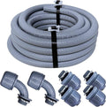 3/4-Inch Non-metallic Liquid-Tight Conduit and Connector Kit, 25 Foot Made in by Sealproof