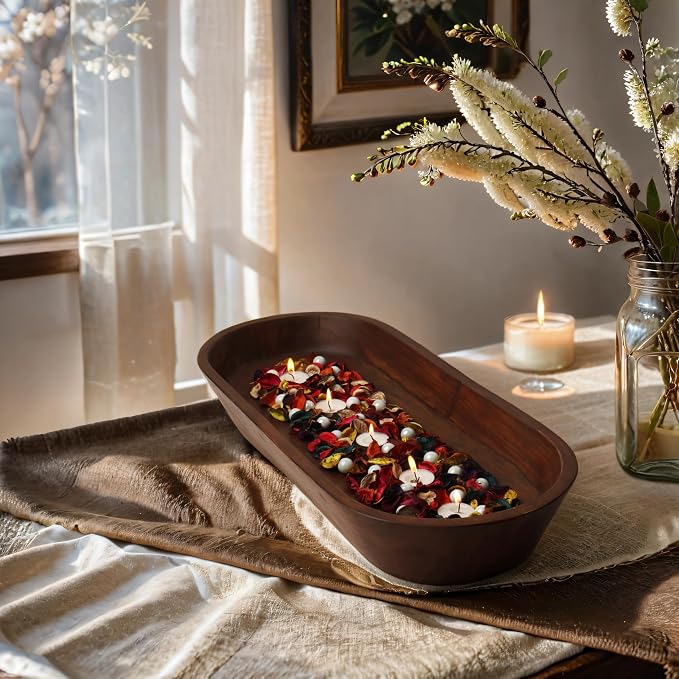 Wooden Dough Bowl - Image 6
