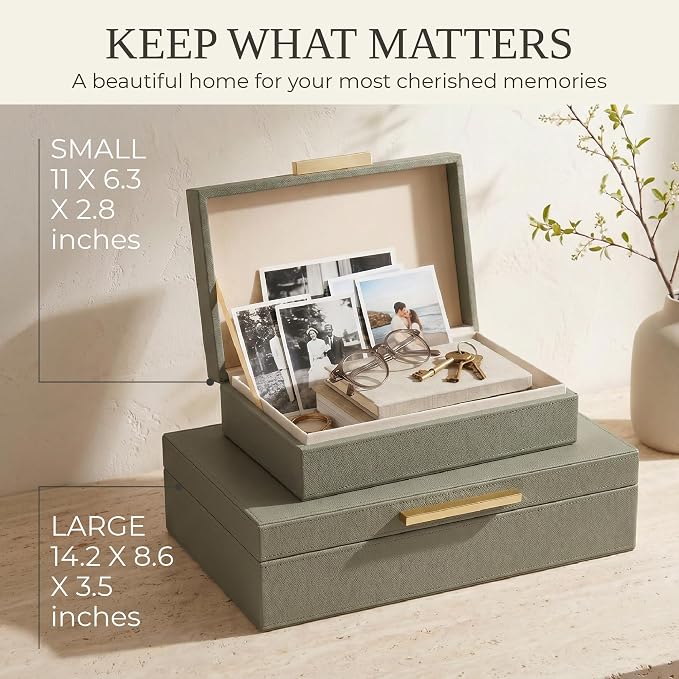 Decorative Storage Boxes with Lids - Image 3