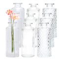 Glass Bud Vase Set in Bulk, Home Table Flower Decor, Party Decorations | Small by Brajttt