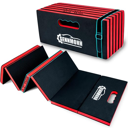 1.2" Extra Thick Mechanic Mat, Foldable Kneeling Pad by SENNMONN