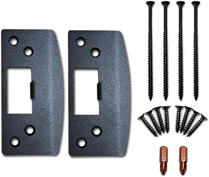 Door Strike Plate, Reinforced Enlarged Striker Plate by Unknown