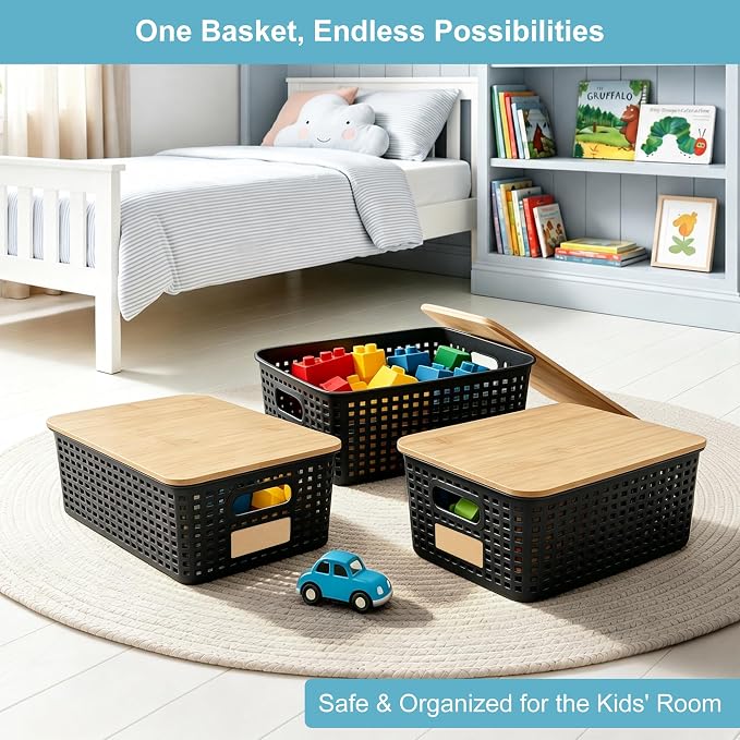 Small Plastic Storage Bins - Image 4