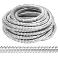 Yaocom 1/2 Inch Metal Flexible Conduit 50 ft, Galvanized Reduced Wall | Outdoor by Yaocom