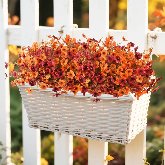 INQCMY Artificial Fake Fall Plants Flowers - Image 6