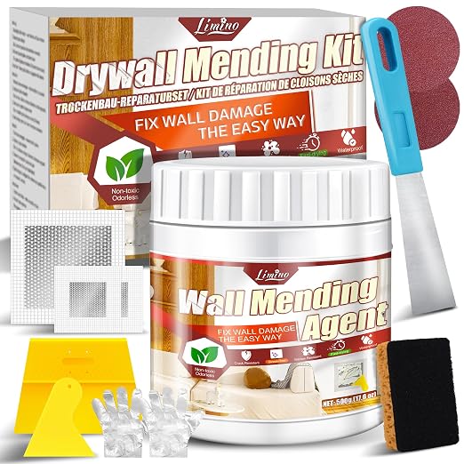 Drywall Repair Kit, 17.6oz Wall Patch Set by Limino
