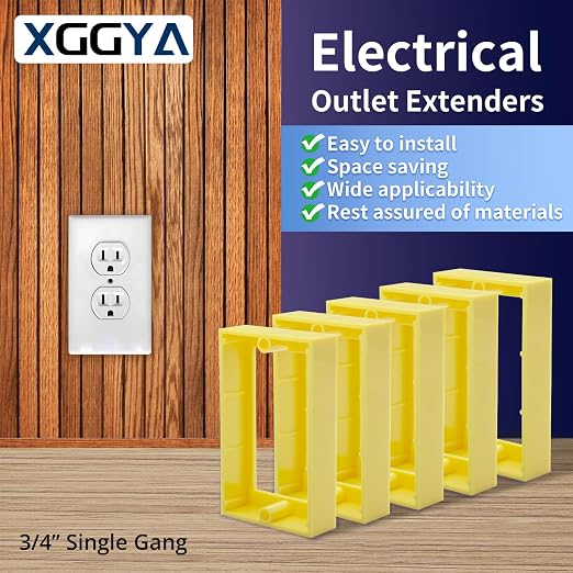 12PCS 3/4 Inch Single Gang Outlet Box Extender - Image 2