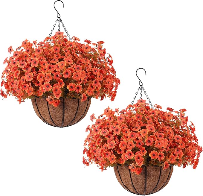 Hananona 24 Pcs Artficial Outdoor Flowers by HANANONA