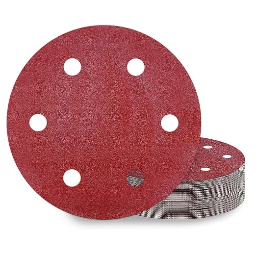 9 Inch Sanding Disc 80 Grit Hook and Loop Sandpaper by Awutzut