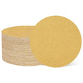 HARFINGTON 40 Pcs 6 Inch Sanding Discs 60 Grit Yellow Aluminum Oxide | Hook and by HARFINGTON