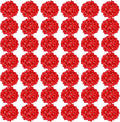 Auihiay 64Pcs Red Hydrangea Artificial Flowers, Fake Hydrangea Flowers | by Auihiay