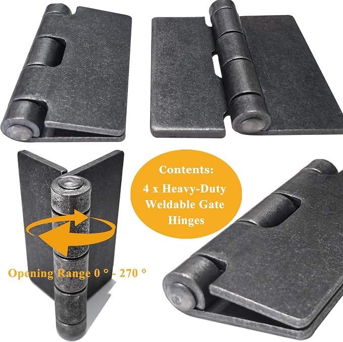 Weld On Hinges Heavy Duty - Image 5