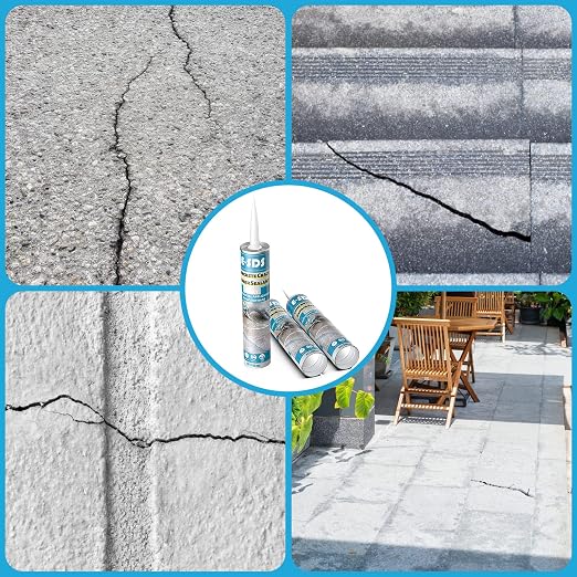 E-SDS Polyurethane Concrete Crack Filler Self-Leveling Cement Repair Seal | - Image 2