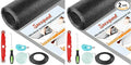 Secopad Window Screen Door Repair Kit, Durable Fiberglass Mesh Roll by Secopad