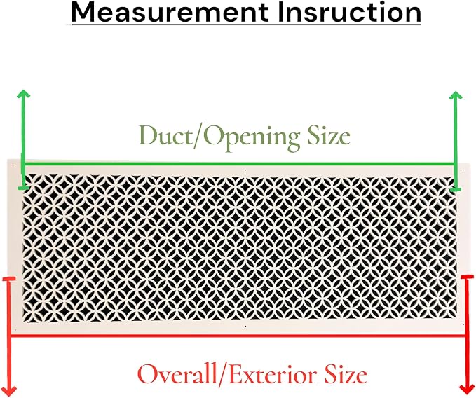 Vent Cover for walls and ceiling Custom Size Fan cover Wall Register Ceiling - Image 3