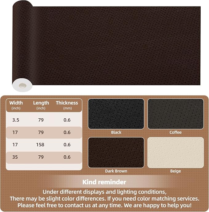 Leather Repair Kits, Large Vinyl Repair Patch - Image 2