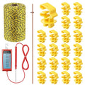 Zonon 24 Pcs Electric Fence Kit Include 656 ft Electric Fence Polywire and by Zonon