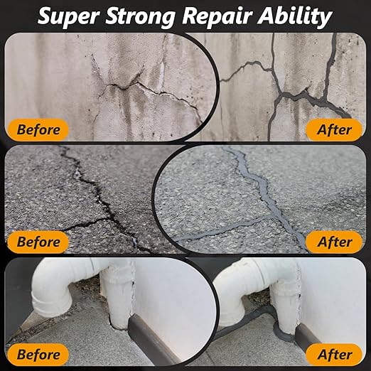 Concrete Crack Filler, 1 LB High Elasticity Cement Crack Filler, Self-Leveling - Image 3