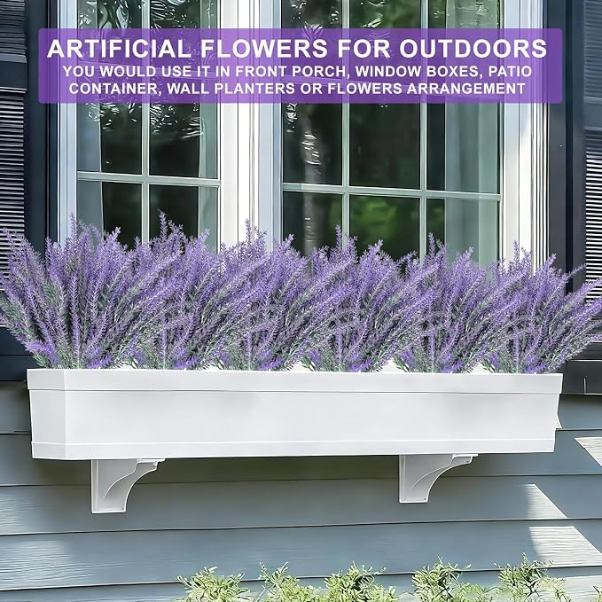 TURNMEON 20 Bundles Artificial Lavender Flowers - Image 6