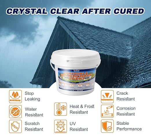 1000g Clear Waterproof Sealant, Anti-Leak Coating - Image 4