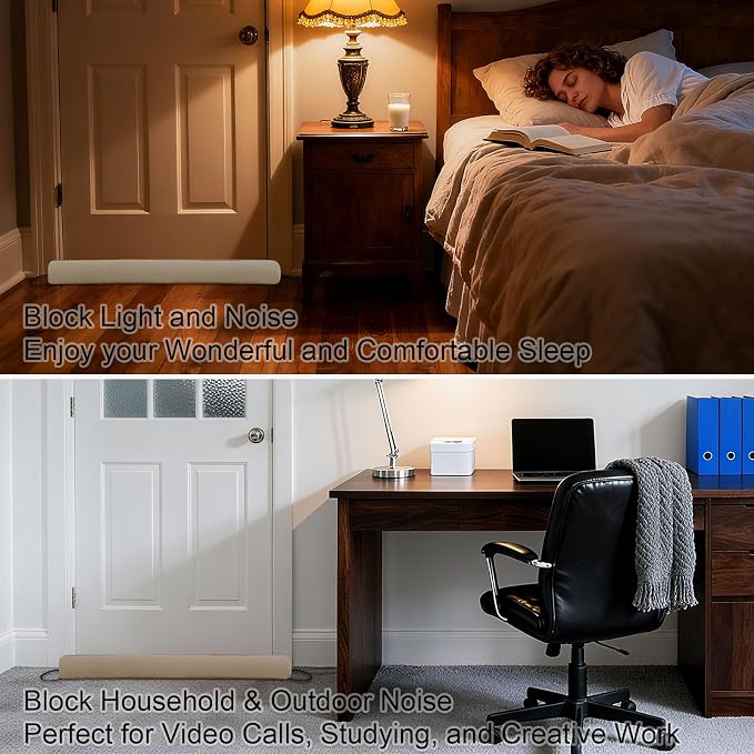 36 Inch Door Draft Stopper, Blocks Hot Cold Air - Image 3