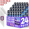 Spray Foam Insulation Can Expanding Sealant, Closed Cell Spray Foam Insulation by ixirpro