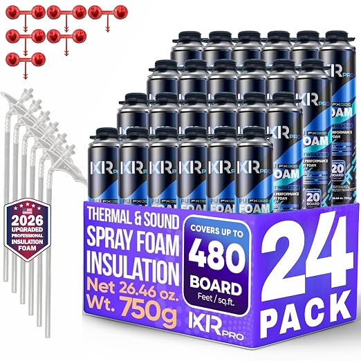Spray Foam Insulation Can Expanding Sealant, Closed Cell Spray Foam Insulation by ixirpro