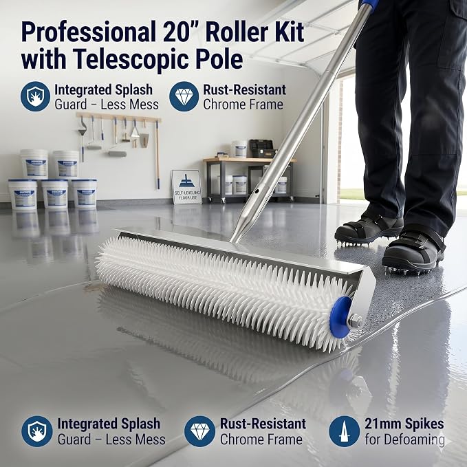 Self-Leveling Cement Tool Kit | Spiked Roller - Image 7