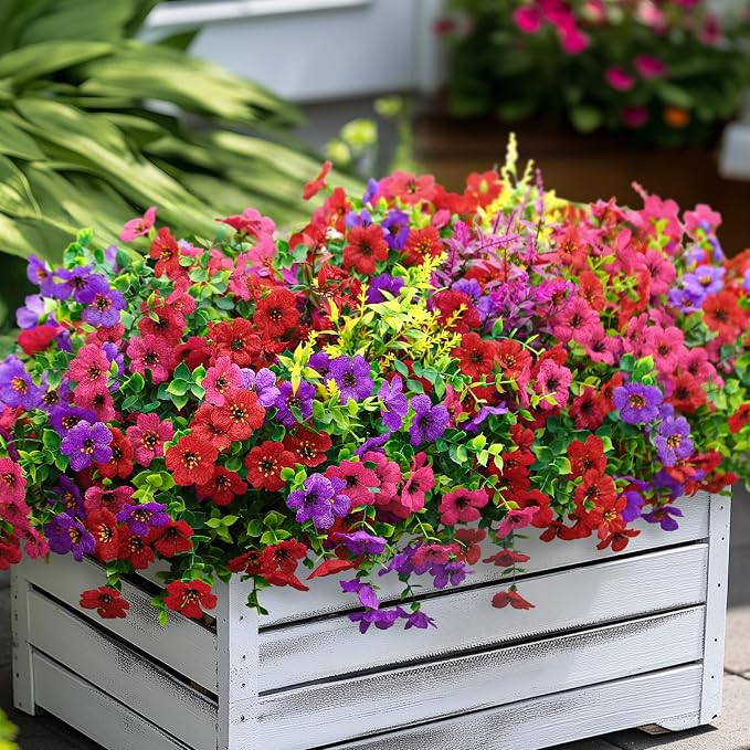 SHareconn 48 Bundles Artificial Flowers by SHareconn