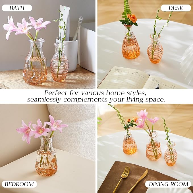 Glass Bud Vase Set of 20 - Image 5