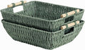 StorageWorks Large Wicker Basket, Woven Basket by StorageWorks