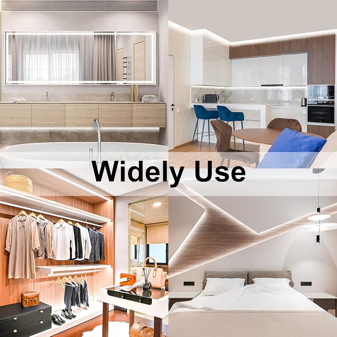 AXMOTUT 32.8ft White COB LED Strip Light - Image 6