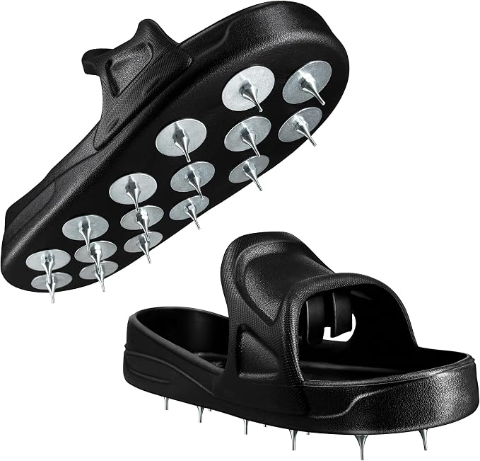 Epoxy Shoes Spikes for Floor Coating | Sharp Spiked Shoes for Resinous Coatings by YOZYU