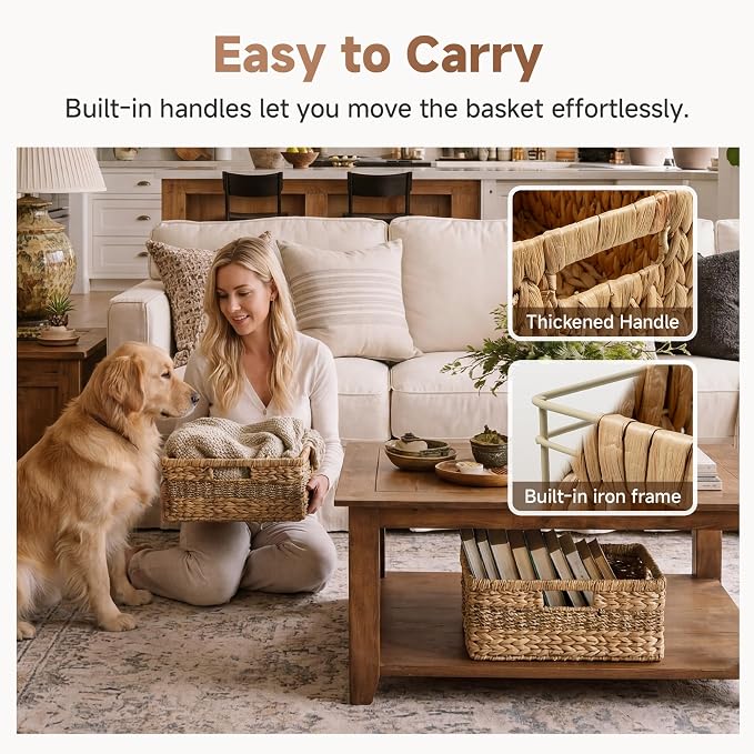 StorageWorks Large Wicker Baskets - Image 4