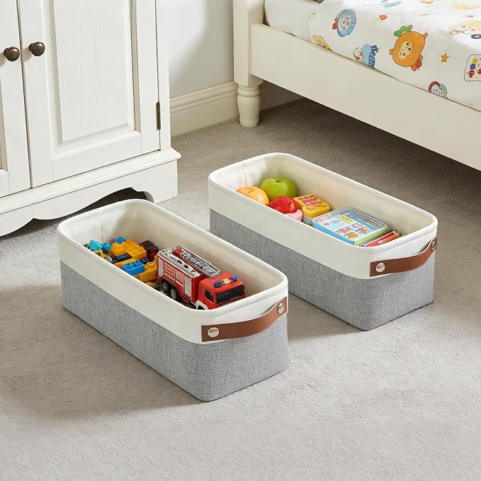 Small Fabric Storage Baskets, Decorative Basket - Image 3