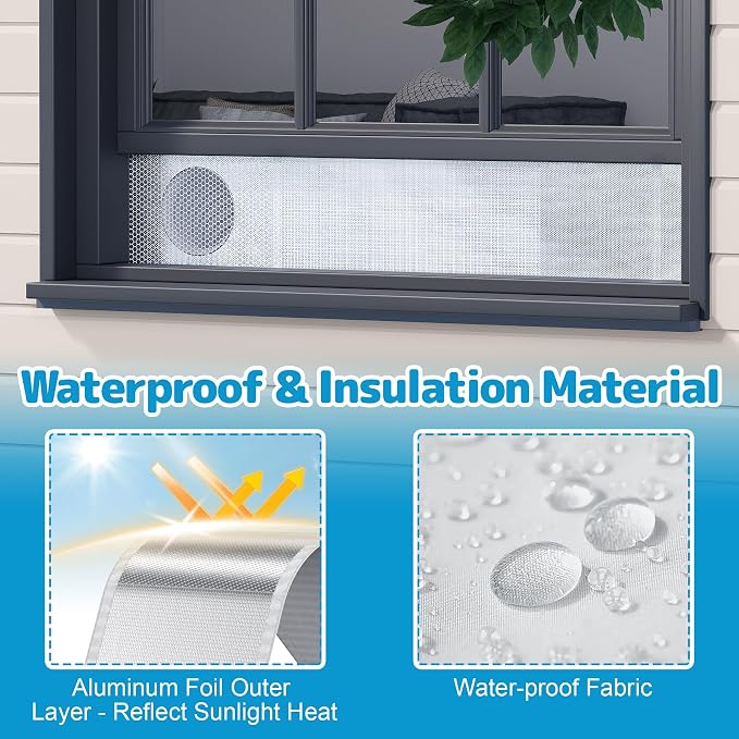 Air Jade Portable Air Conditioner Window Kit, Insulated Window Seal Kit - Image 4