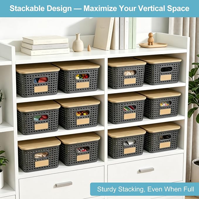 Small Plastic Storage Bins - Image 3