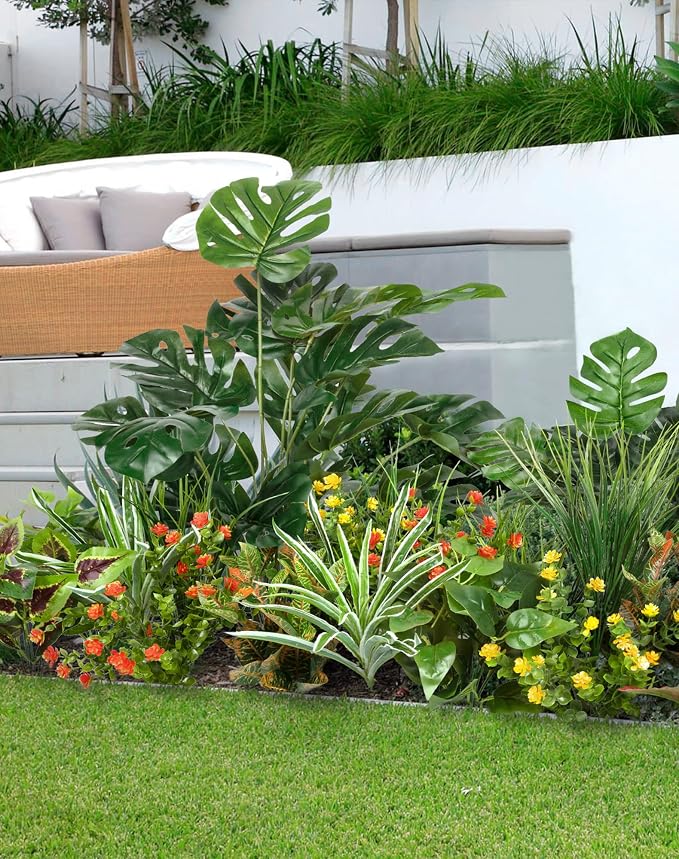 18 Pcs Artificial Plants for Outdoors Fake Greenery Stems | Faux boxwood shrubs - Image 6