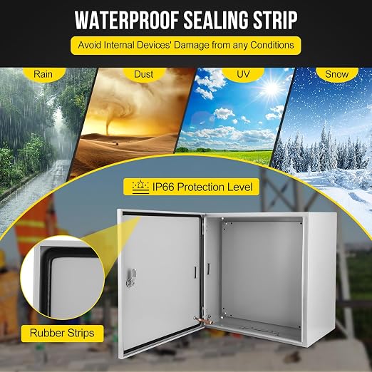 Electrical Box, Nema 4X Steel Electrical Box, Ip66 Waterproof & Dustproof - Image 4